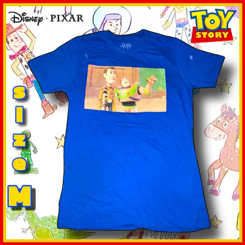 DISNEY PIXAR unisex Toy Story graphic short sleeve T SHIRT size M